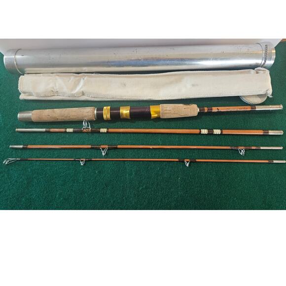 VINTAGE WRIGHT & MCGILL CO. EAGLE CLAW "TRAILMASTER" SPIN/FLY ROD 6 1/2ft - Picture 4 of 8